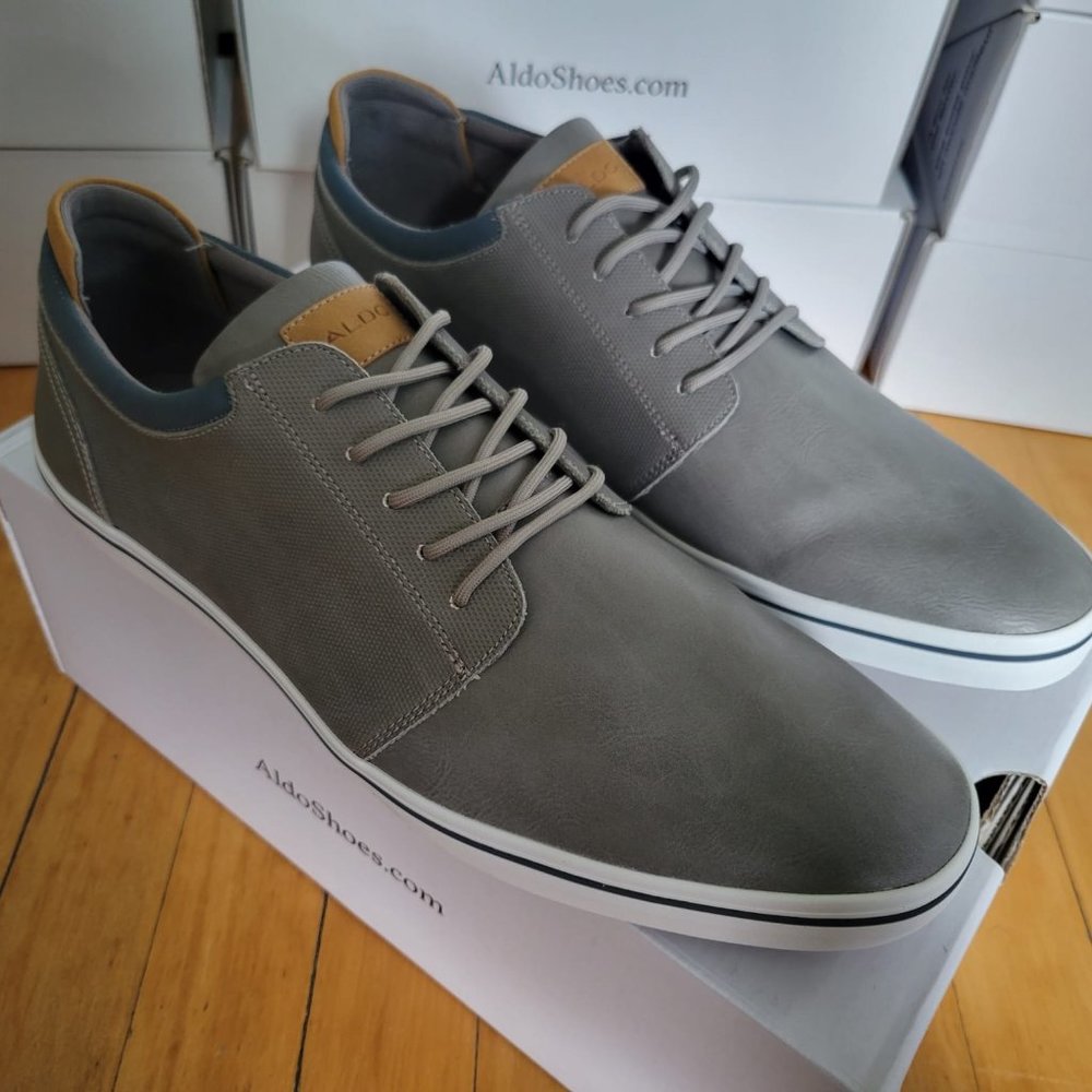 Aldo Men's Dwain in Gray Low-Top Sneakers